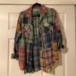 Free People Patchwork Flannel